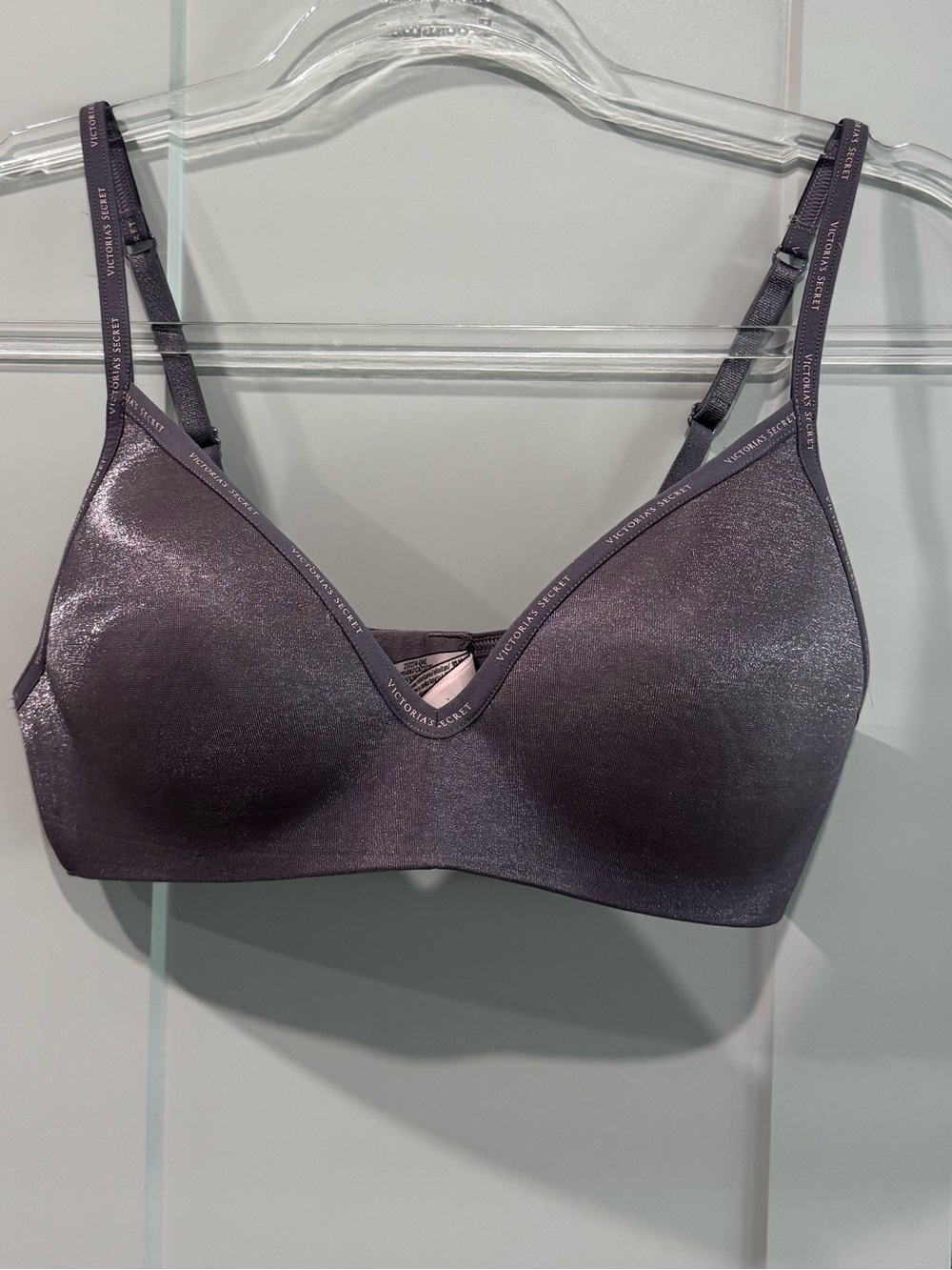 Victoria's Secret Shimmery Plum Wireless Bra